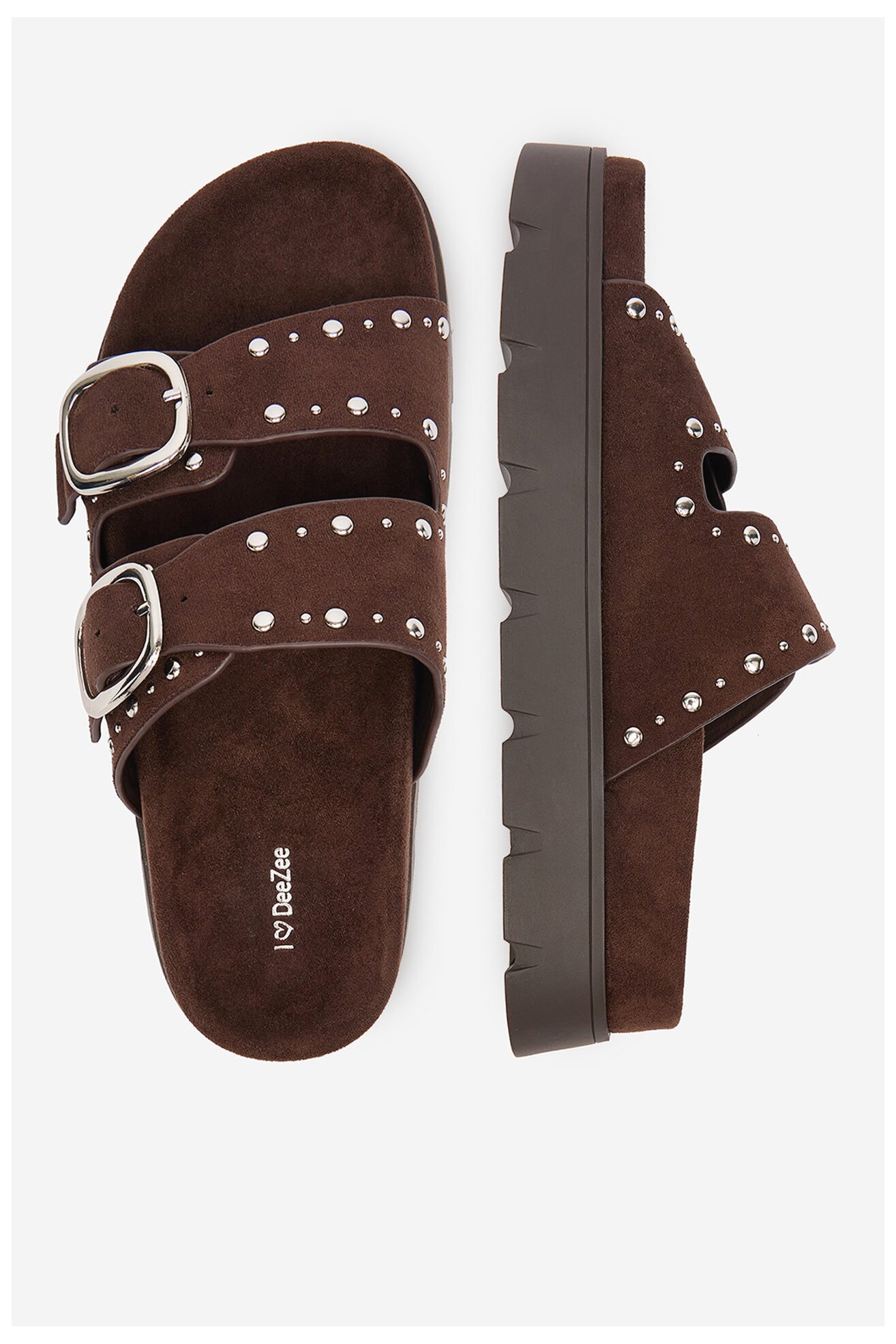 Klapki DeeZee CEO-HY35011-1 Brązowy