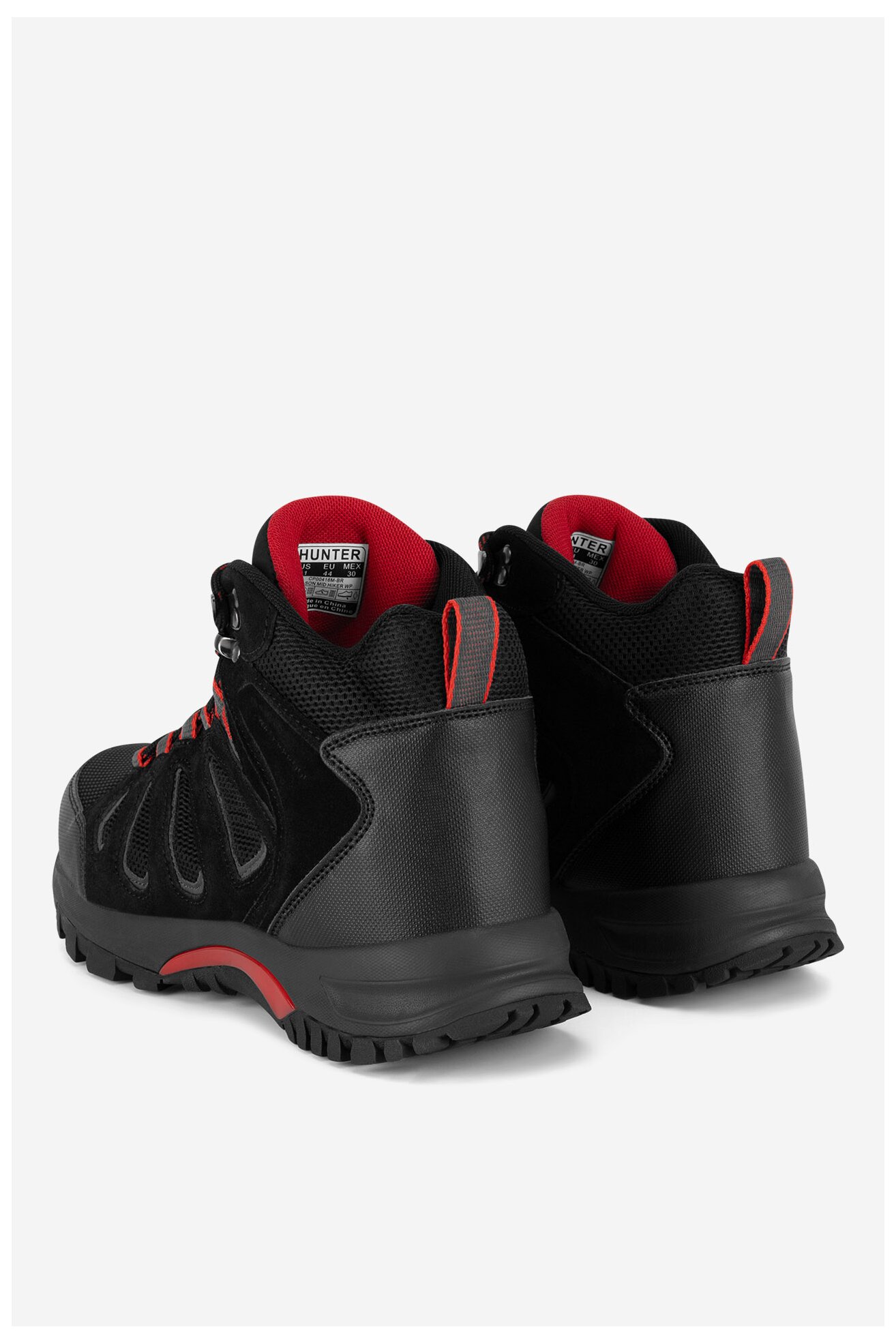 Túracipő HUNTER MASON MID HIKER WP FEKETE