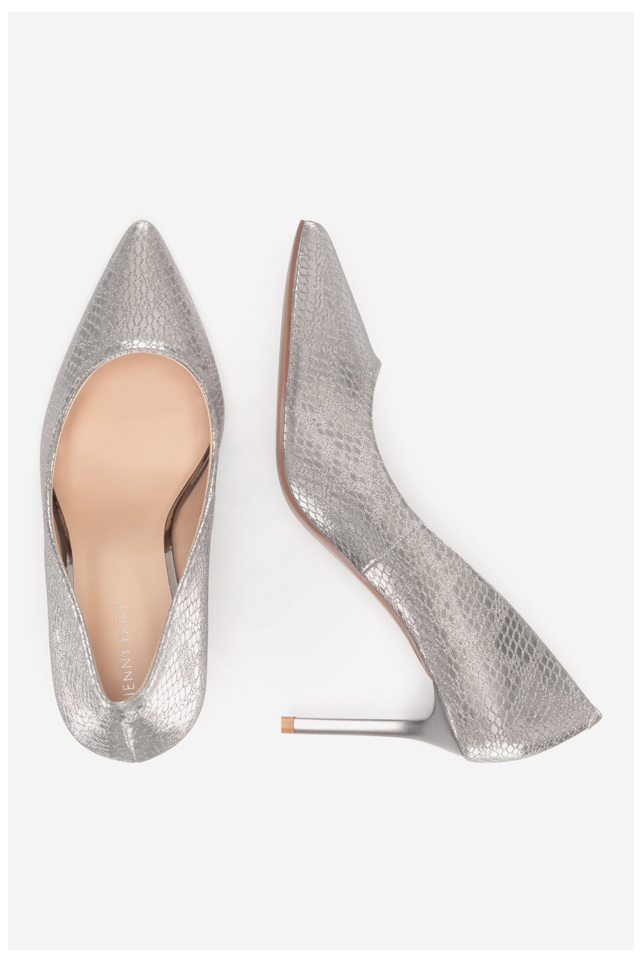 Czółenka Jenny Fairy WFA3004-2 Srebrny