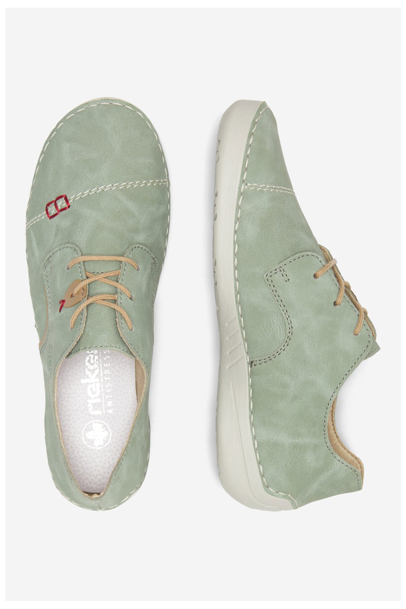 Cipele Rieker 52528-52 ZELENA