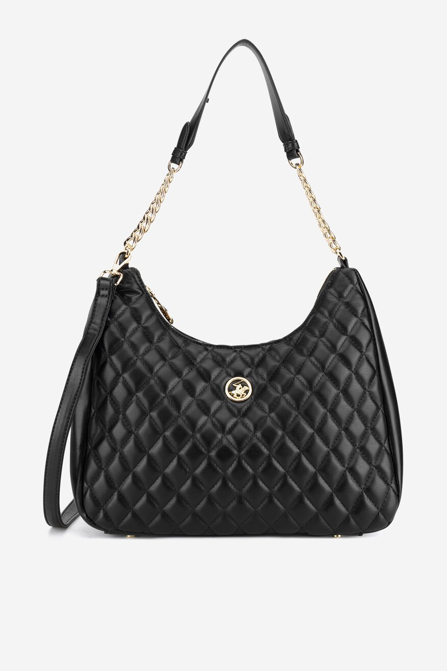 
                Дамска чанта Beverly Hills Polo Club ЧЕРЕН - 5905588941545