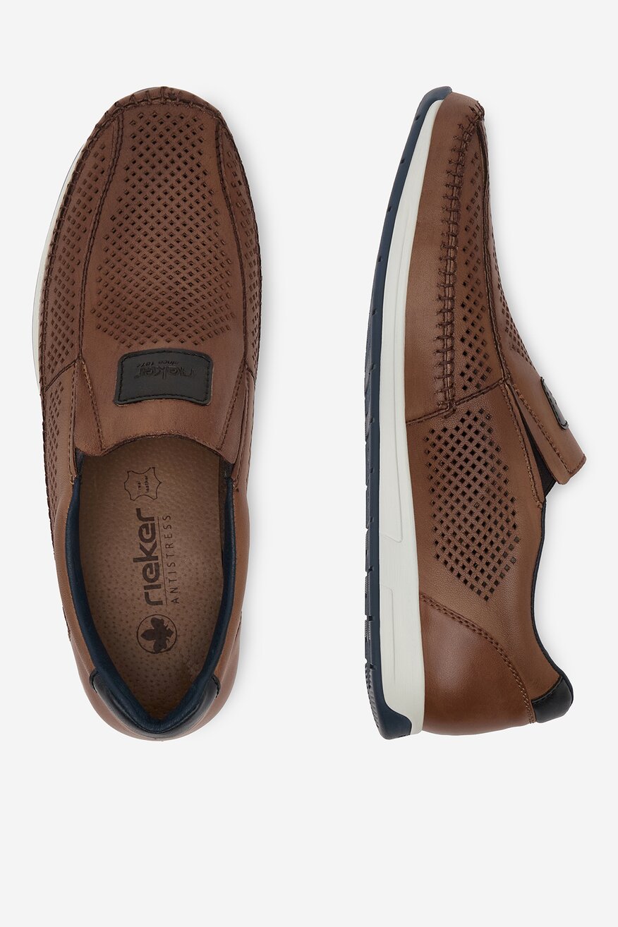 Polobotka Rieker HNĚDÁ - 2230078396493