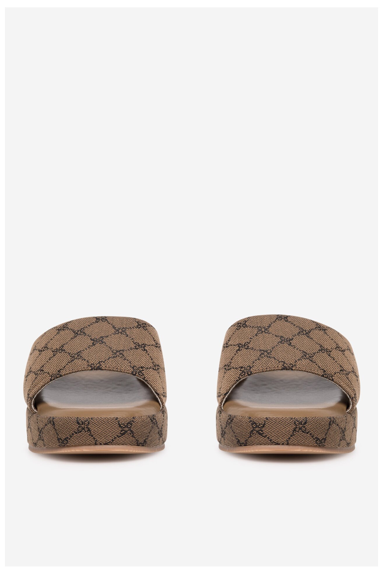 Klapki NINE WEST WFA2789-1 Beżowy ciemny