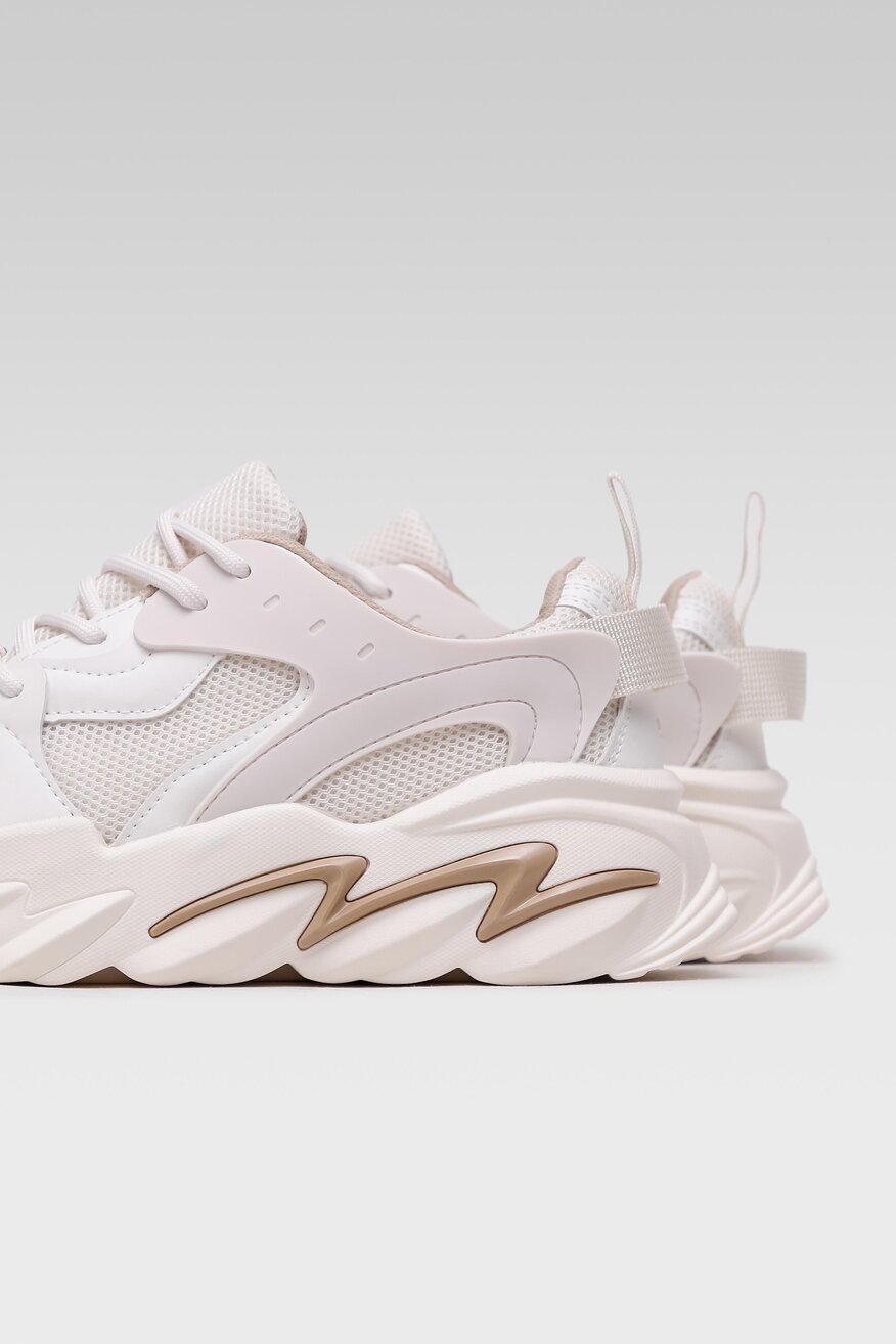 Jenny Fairy - Sneakersy pastelowe beżowe - 5904248266196