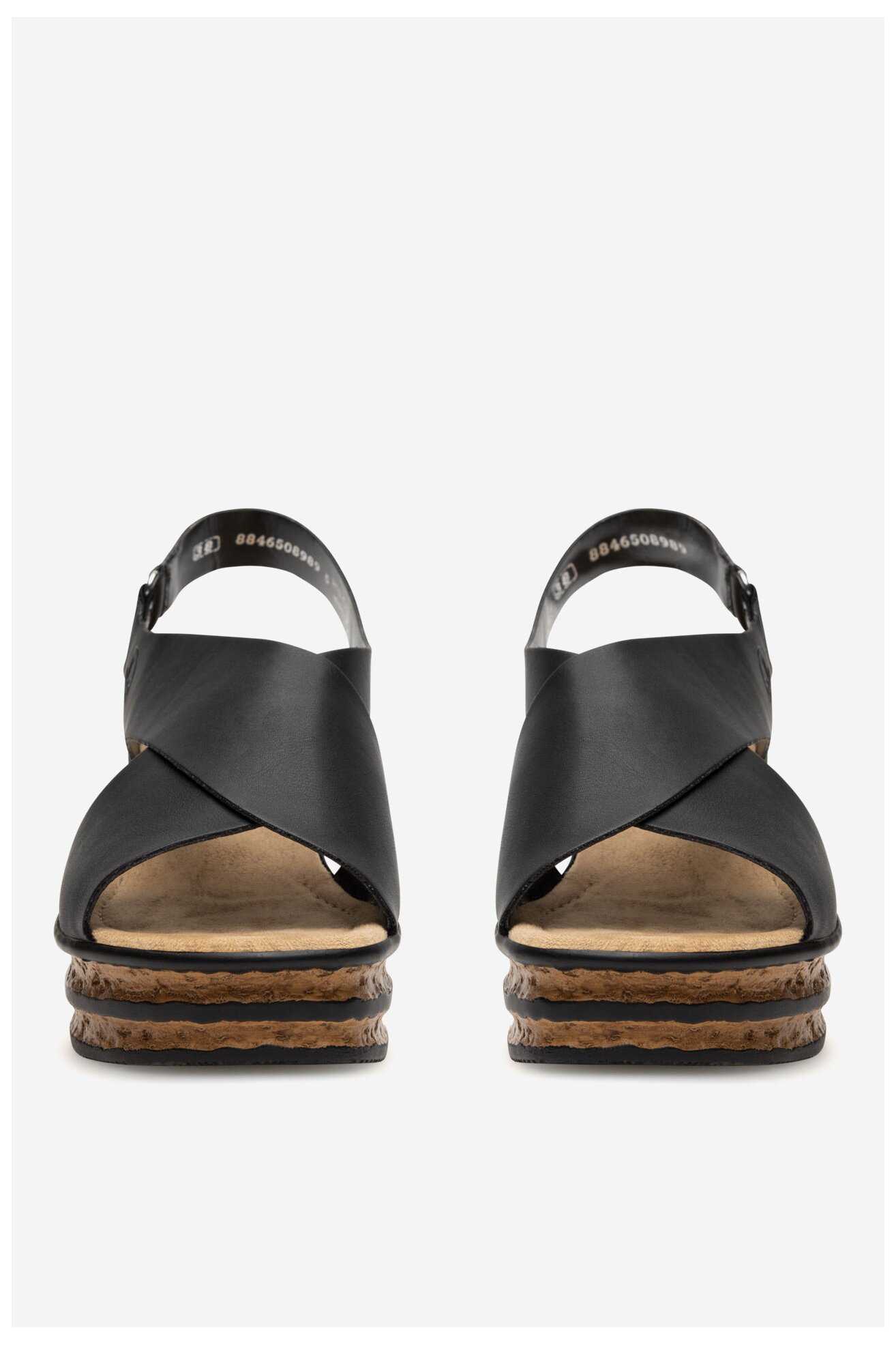 Sandały Rieker 68189-00 Czarny