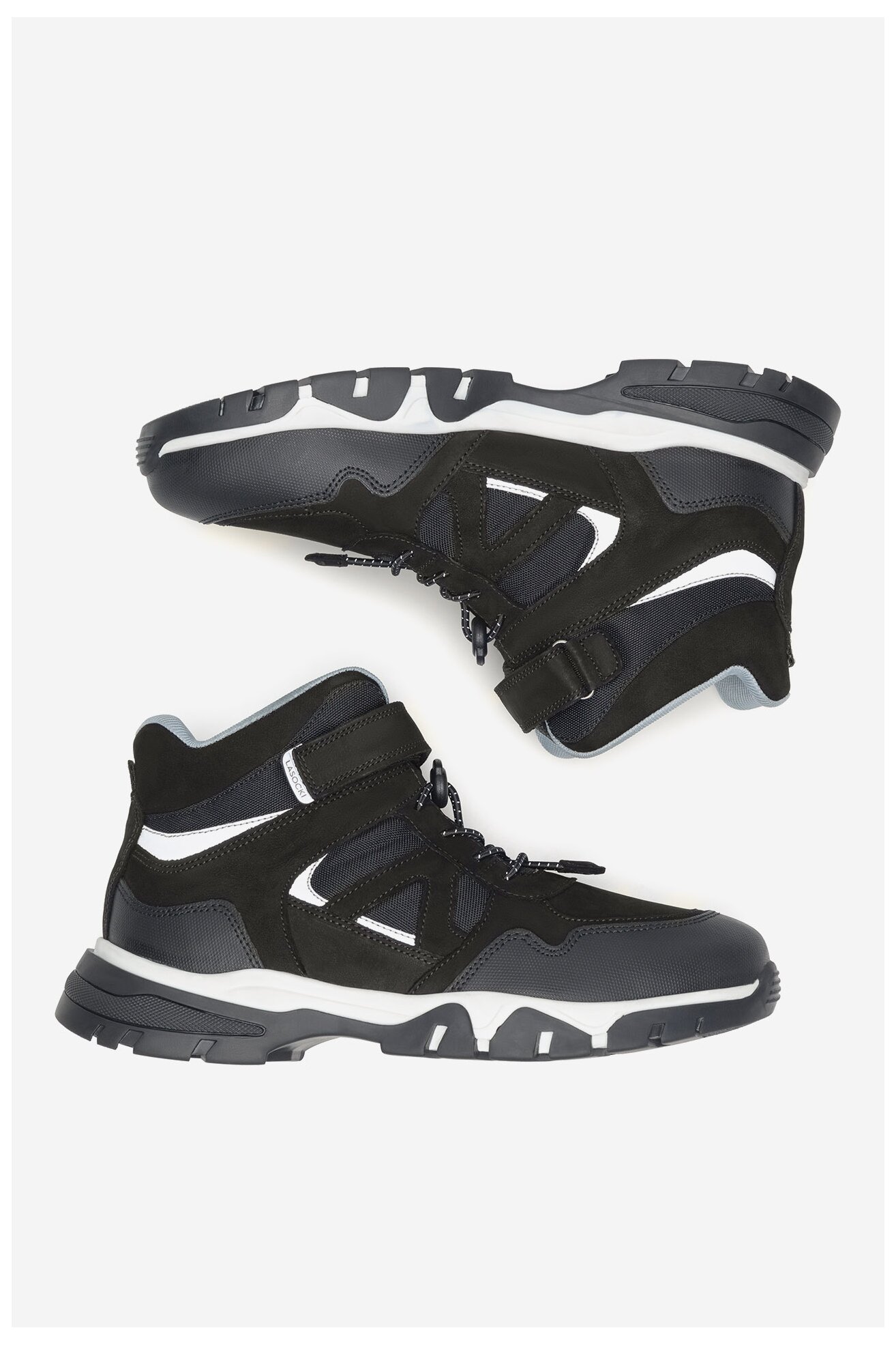 Šněrovací vyšší obuv Lasocki Young TOM BI12-8387-13 ČERNÁ