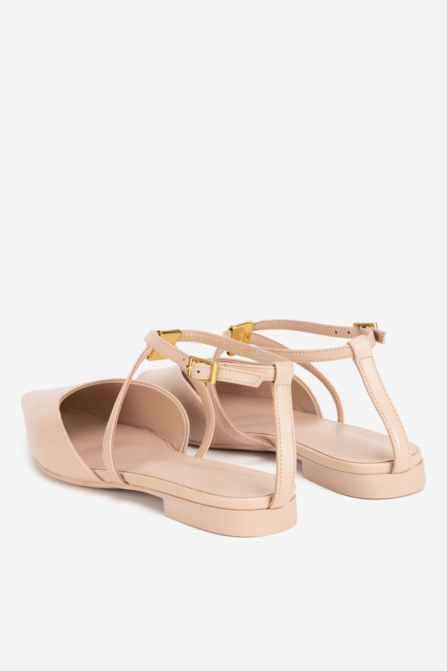 
                Gino Rossi - Baleriny skórzane - 5905588588610