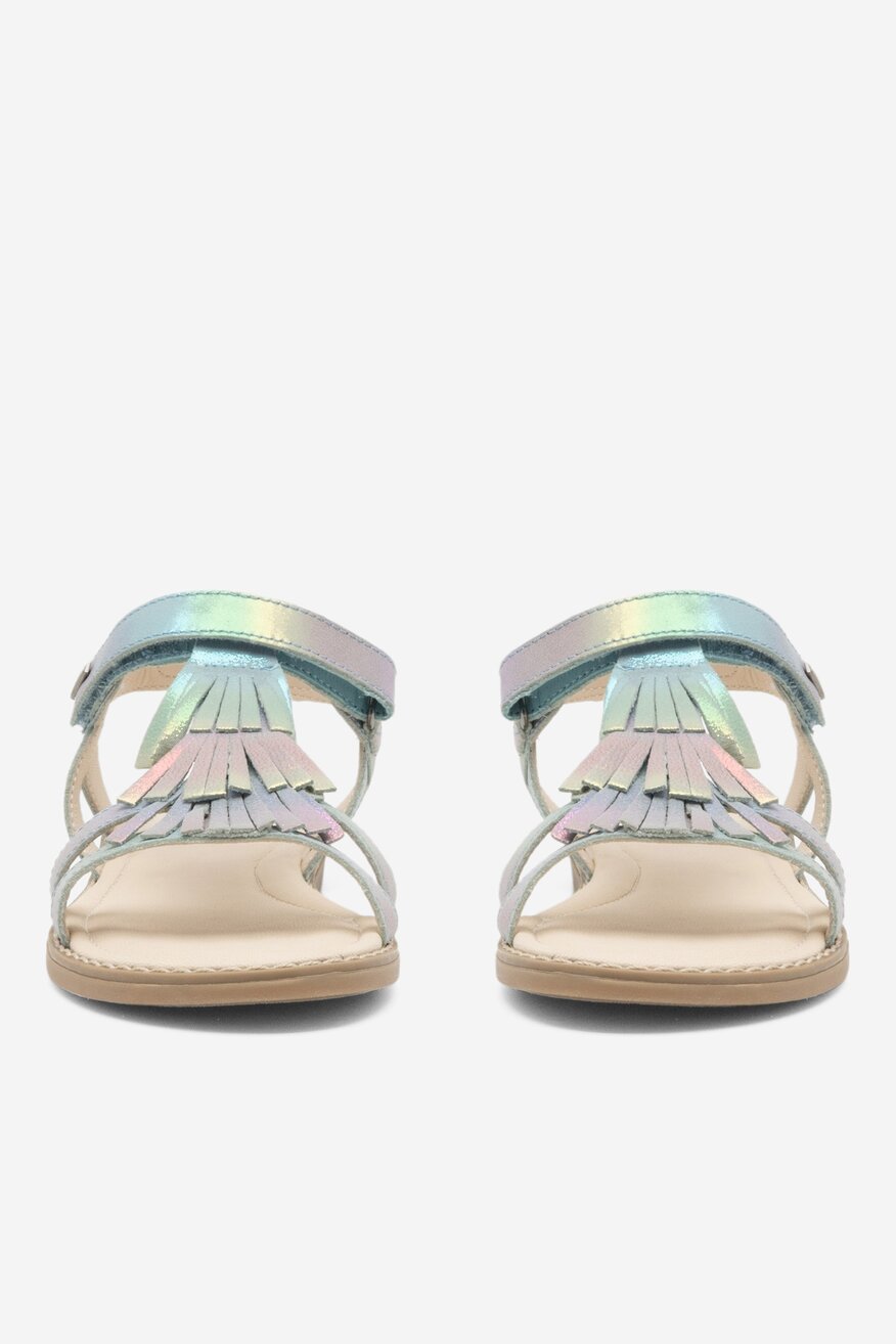 
                Lasocki Young - Sandały skórzane na rzepy - 5904862639390