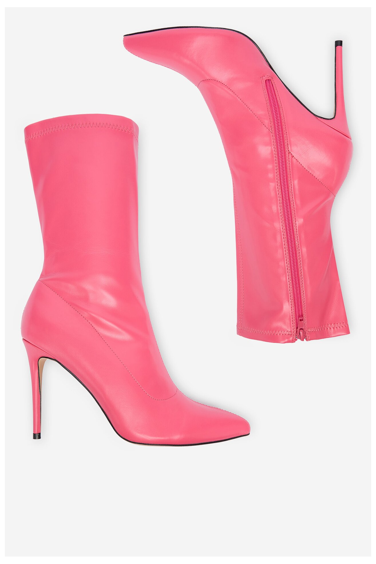 Botki DeeZee ZALMM220168 Różowy ciemny