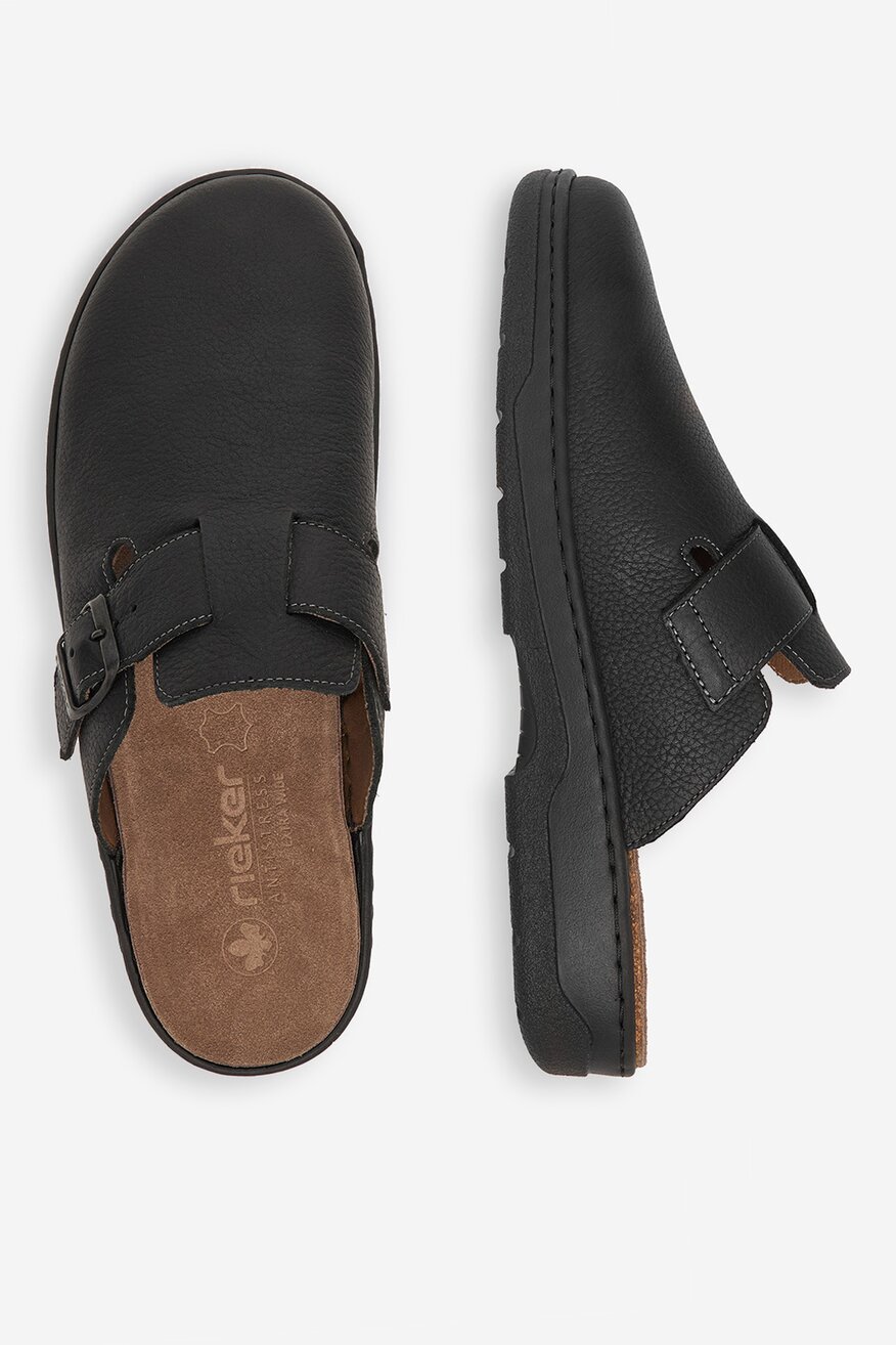 
                Rieker - Klapki skórzane - 5906751768556