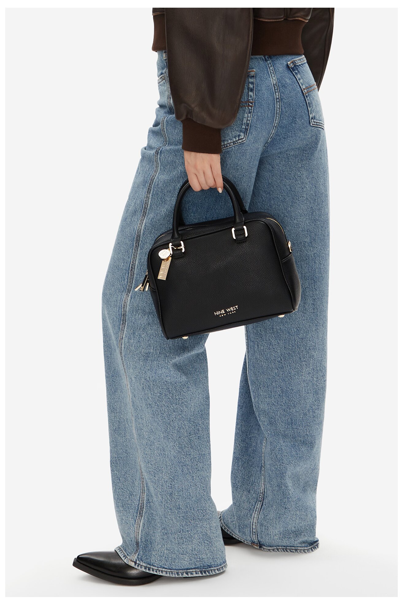 Kézitáska NINE WEST CEO-BROOKLYN-BLISS-LX10159 FEKETE