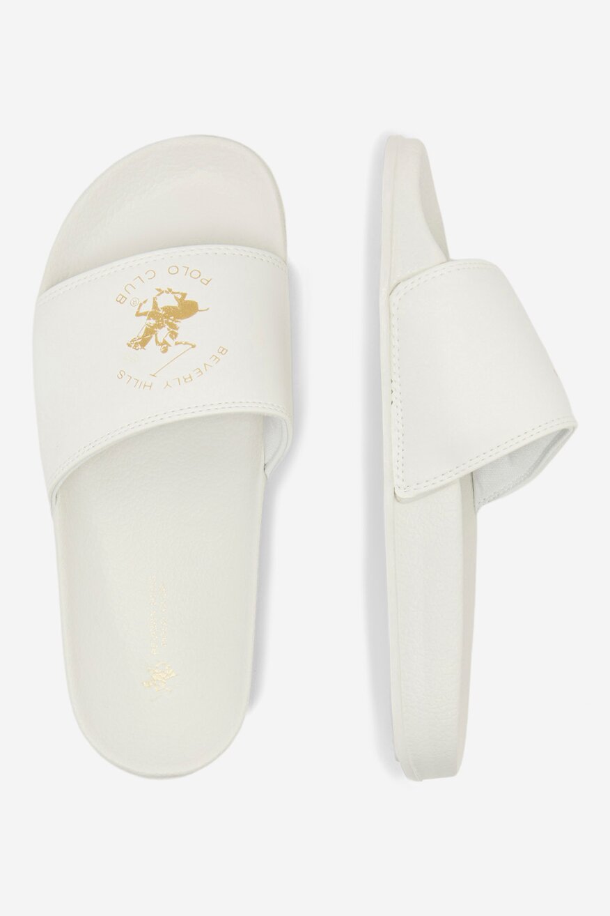 Șlapi pentru bazin Beverly Hills Polo Club ALB - 5905588461715