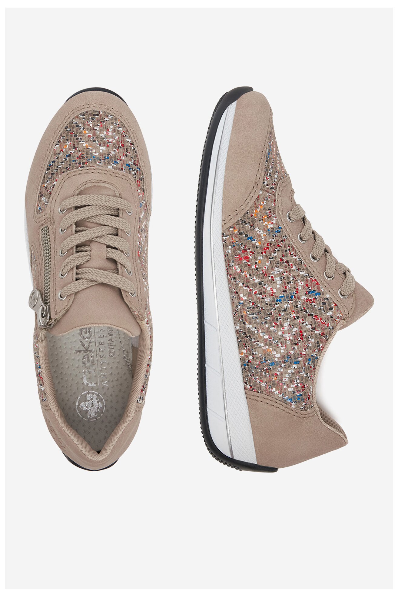 Sneakers Rieker N1112-62 Beżowy