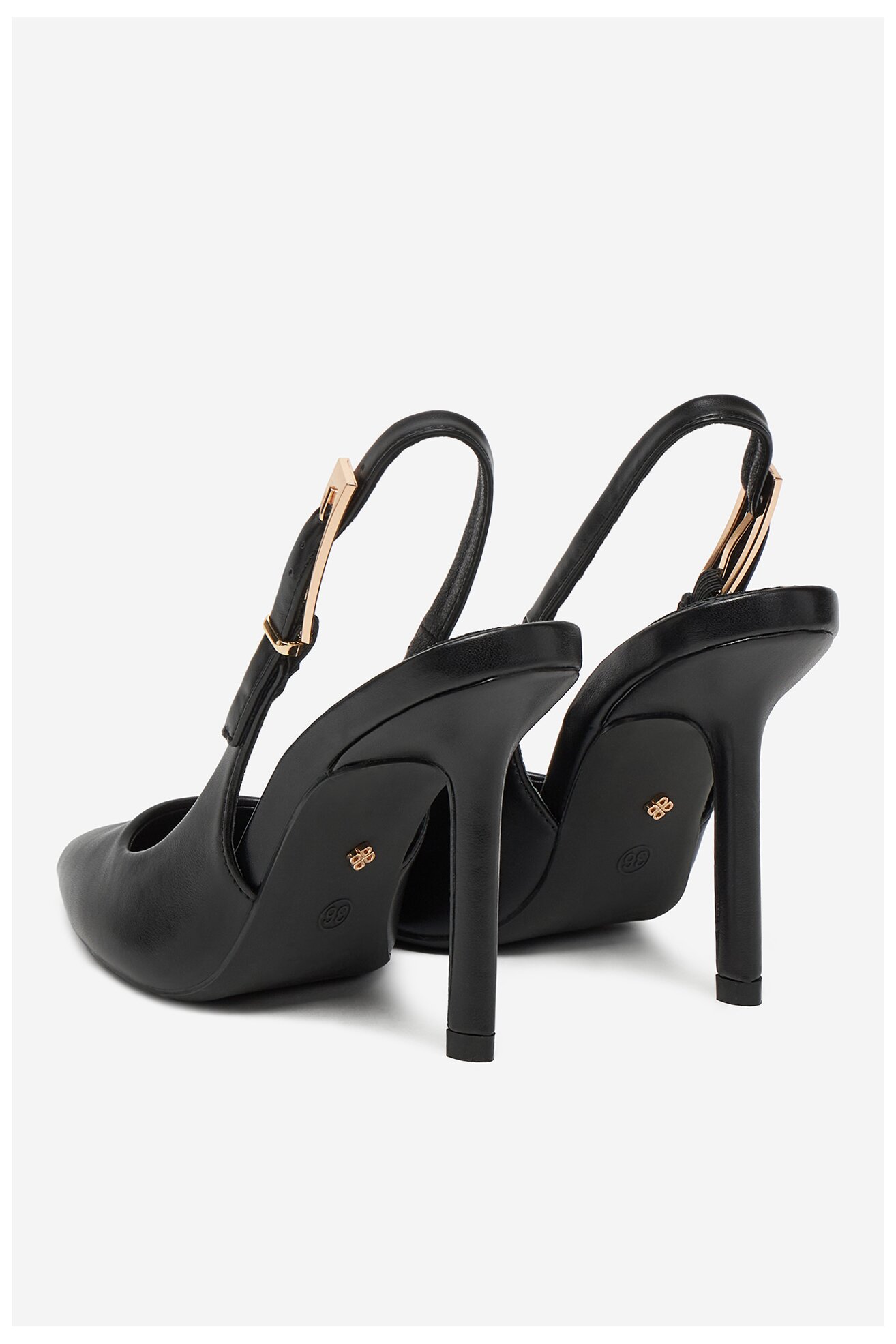 Pantofi cu toc DeeZee 6-705-8 NEGRU