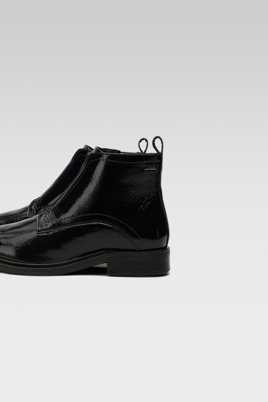 
                Lasocki - Skórzane botki granatowe - 5904862267913