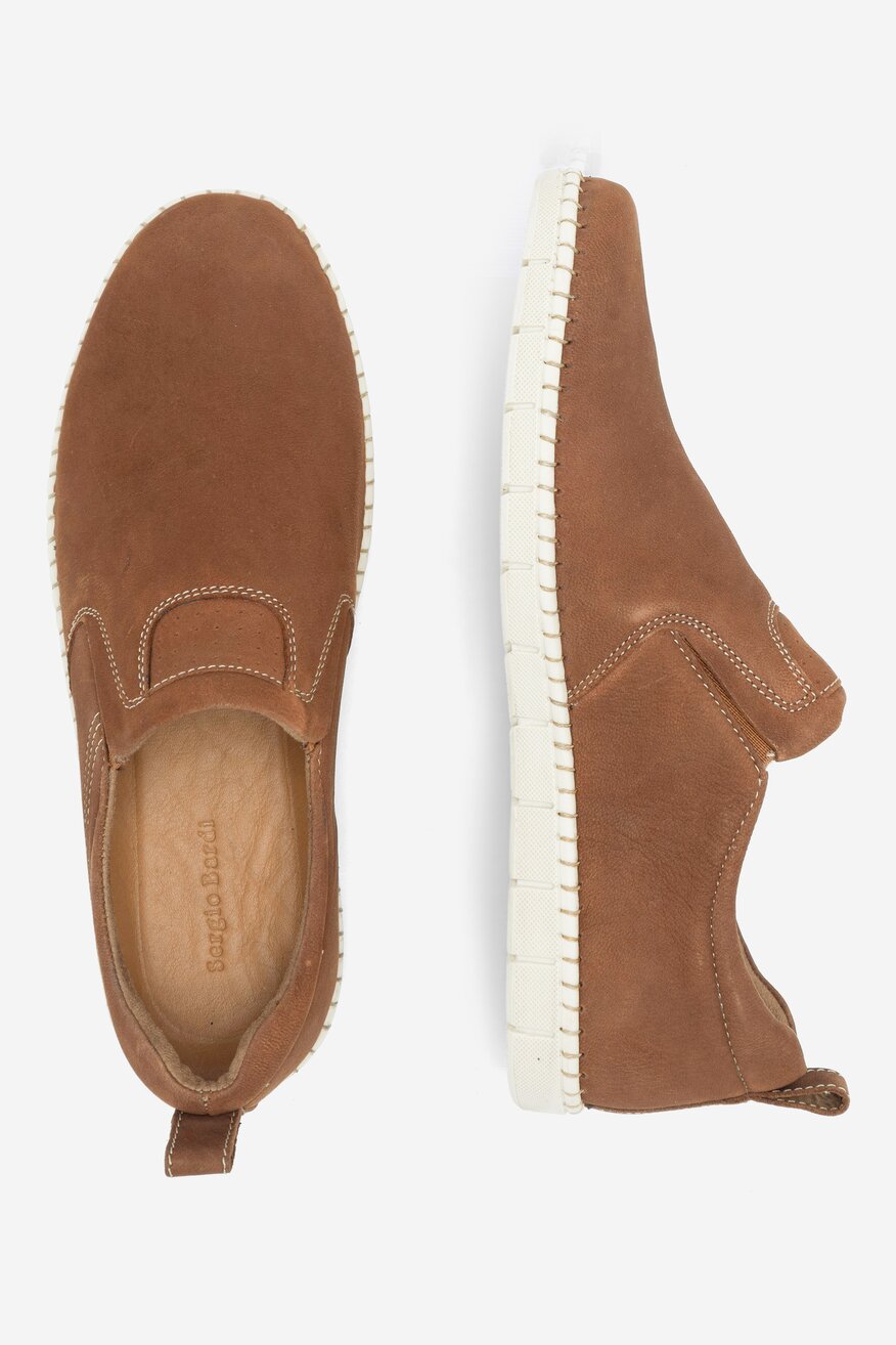 
                Sergio Bardi - Półbuty skórzane wsuwane - 5904862785127