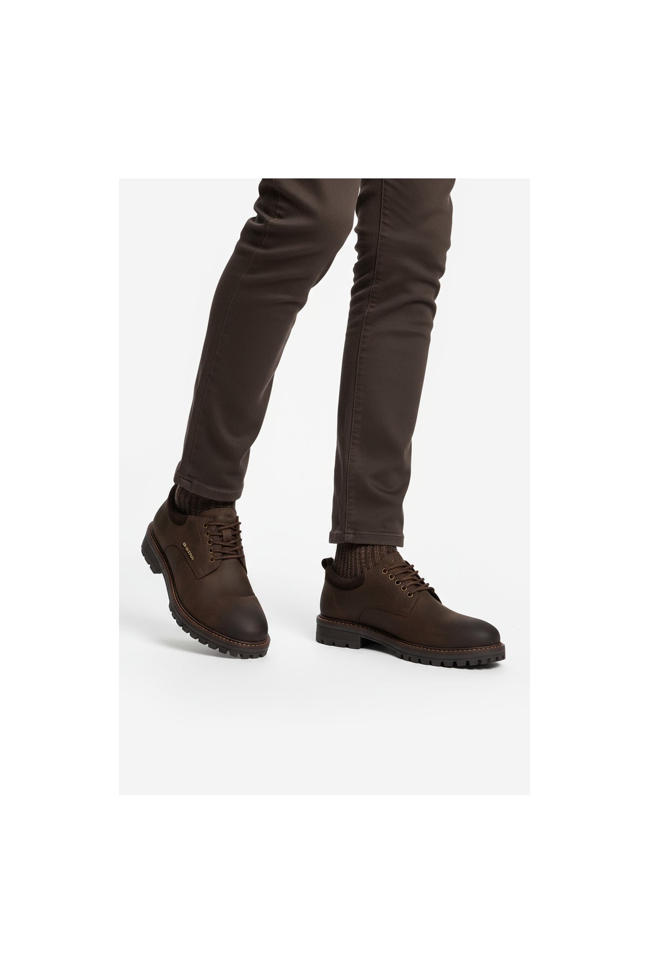 Półbuty G-STAR RAW CEO-NOLAN-10 MI24 Brązowy ciemny