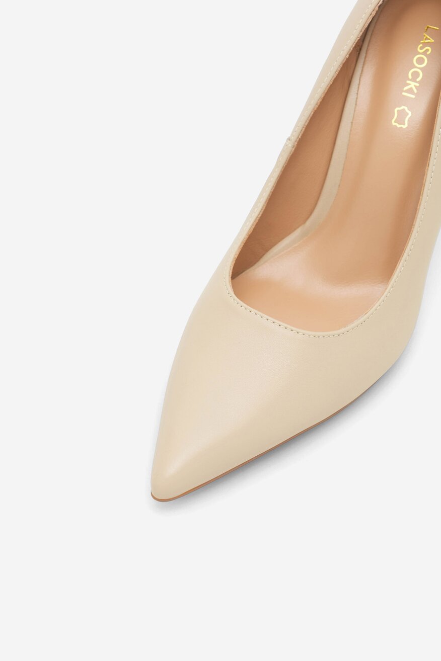 
                Lasocki - Skórzane czółenka - 5905588299233