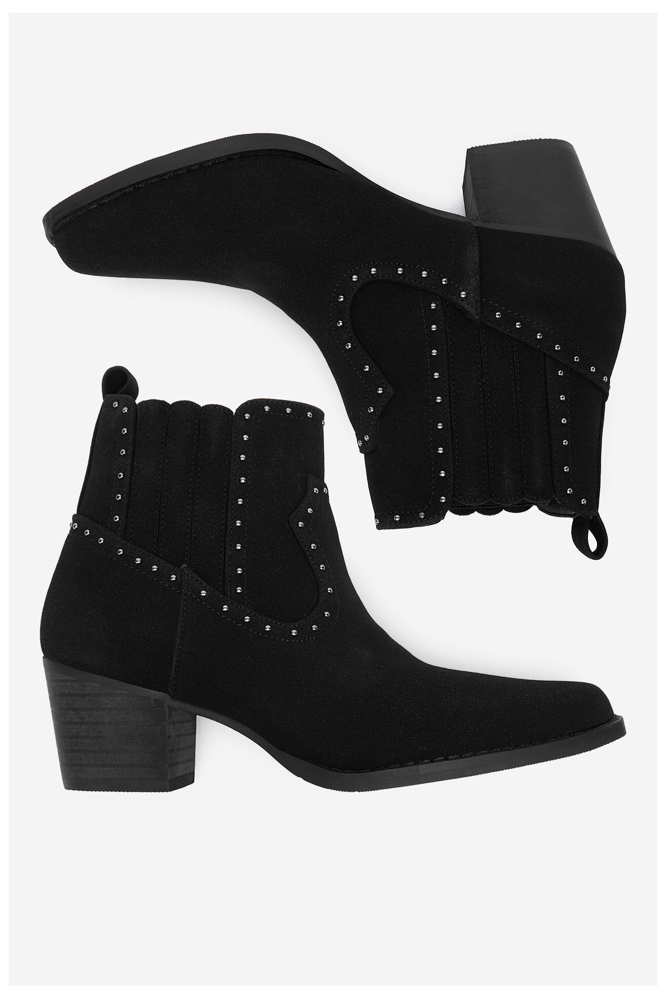 Bokacsizma DeeZee LR230702 FEKETE