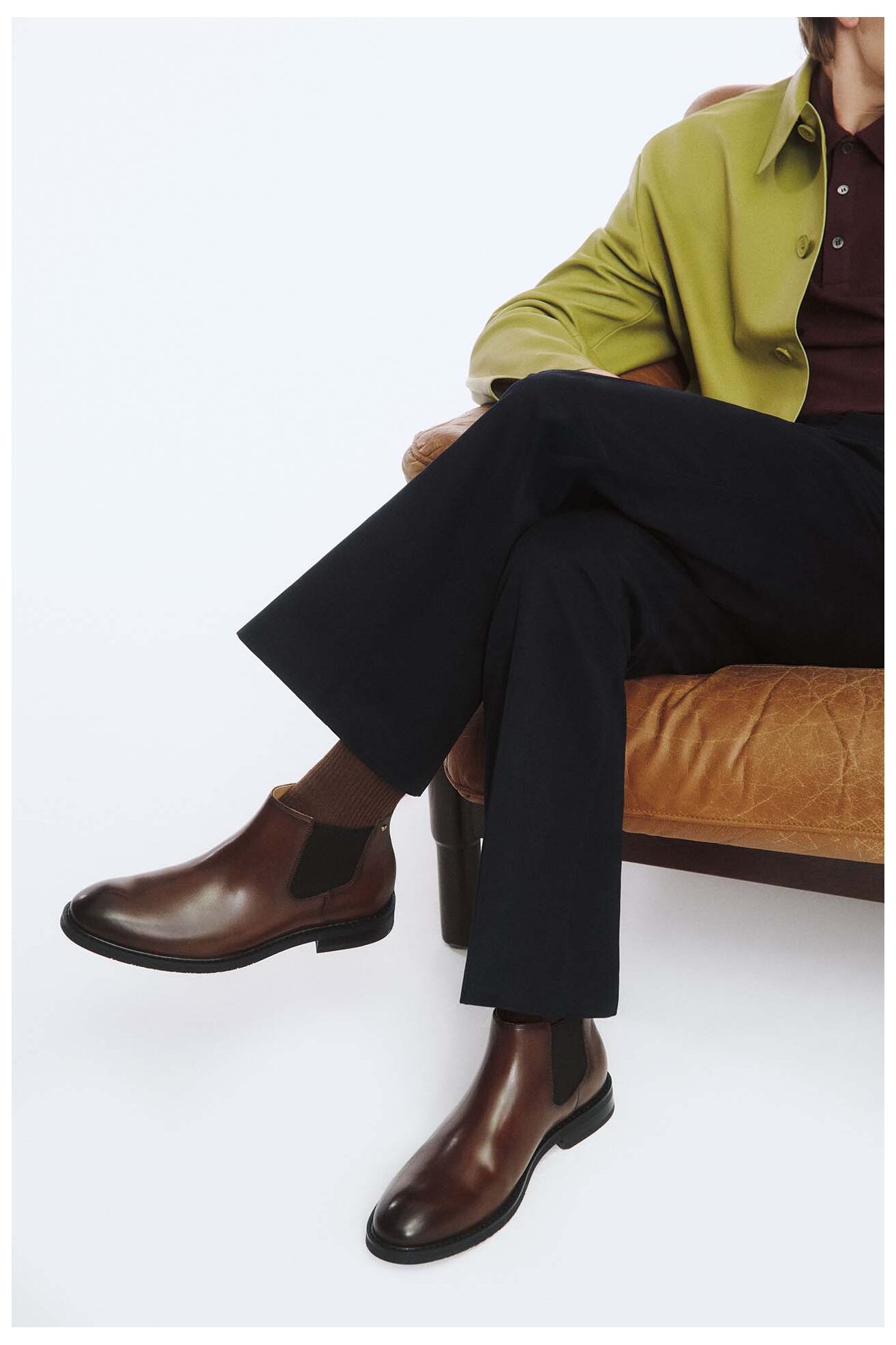 Kratke čizme Gino Rossi CEO-DANTE-07 125AM BRAON