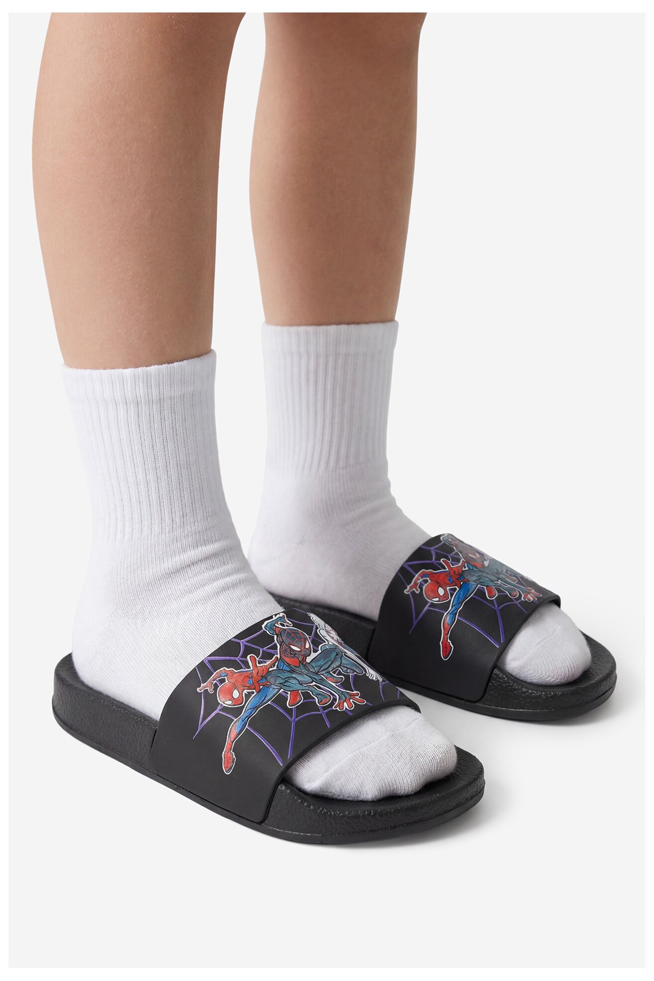 Klapki basenowe Spider-Man CEO-CP90-SS26-347SPRMV Czarny