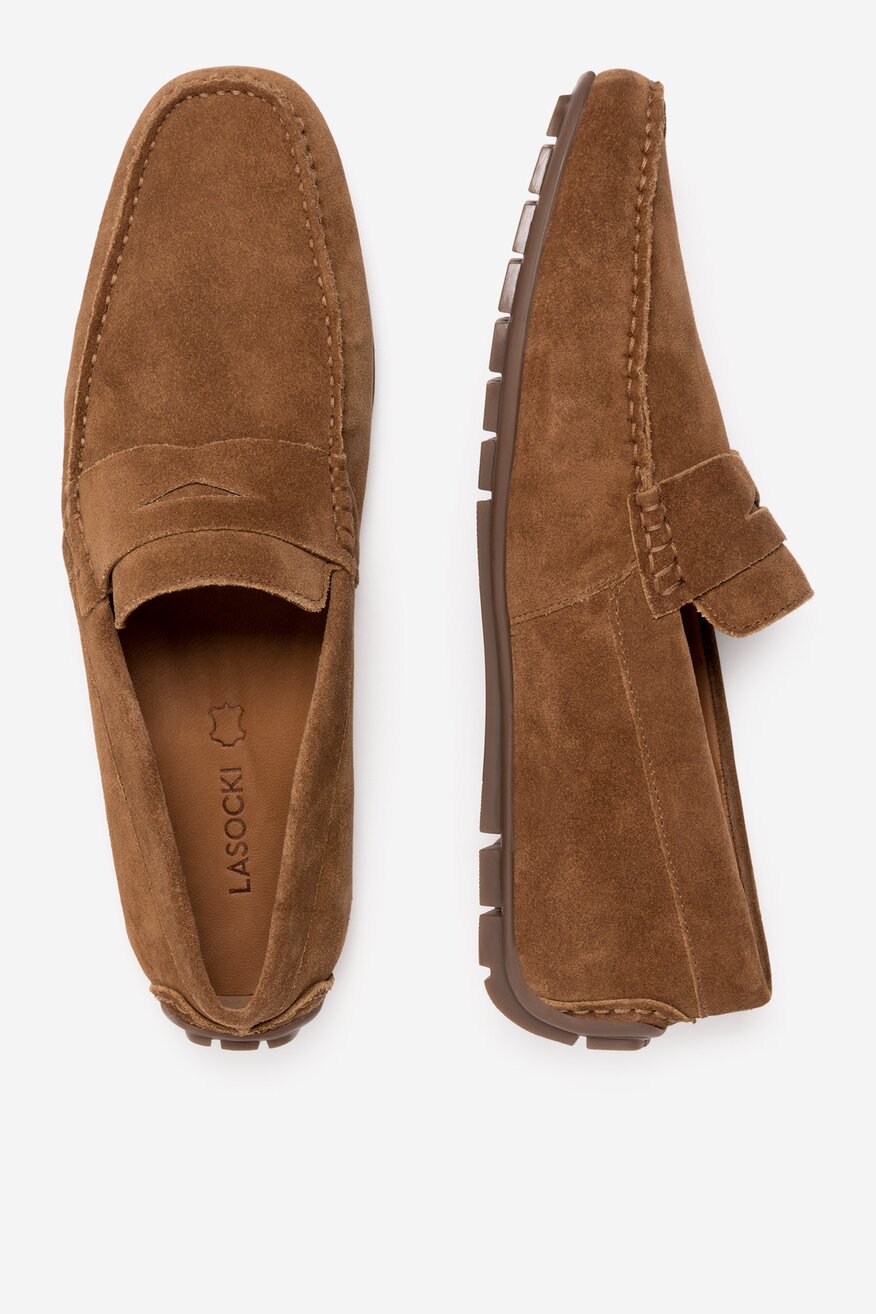 Lasocki - Mokasyny zamszowe - 5905588479857