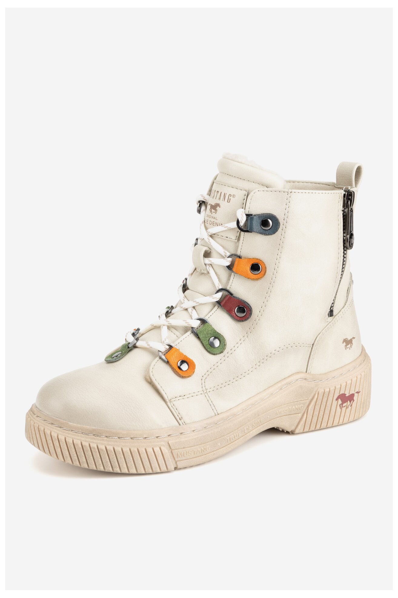 Боти Mustang 1436-601 БЯЛ