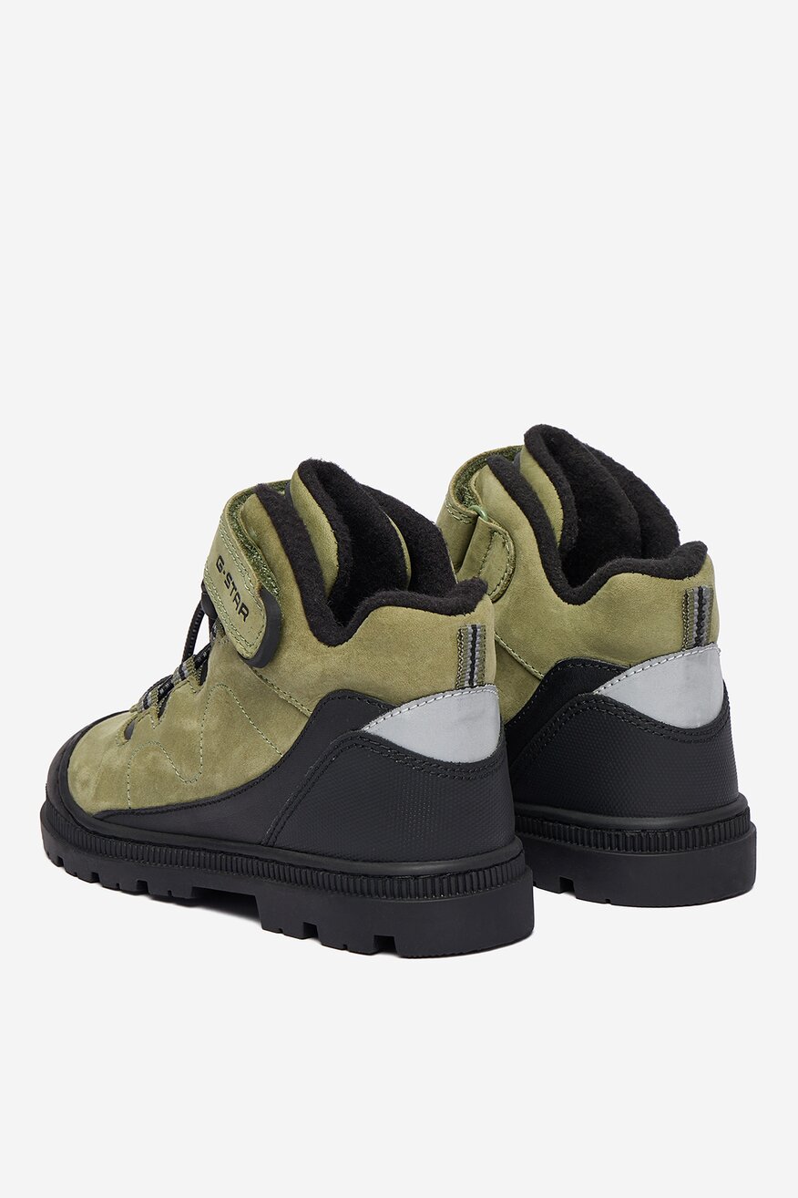 G-STAR RAW - Skórzane trzewiki na rzep - 5906751328934