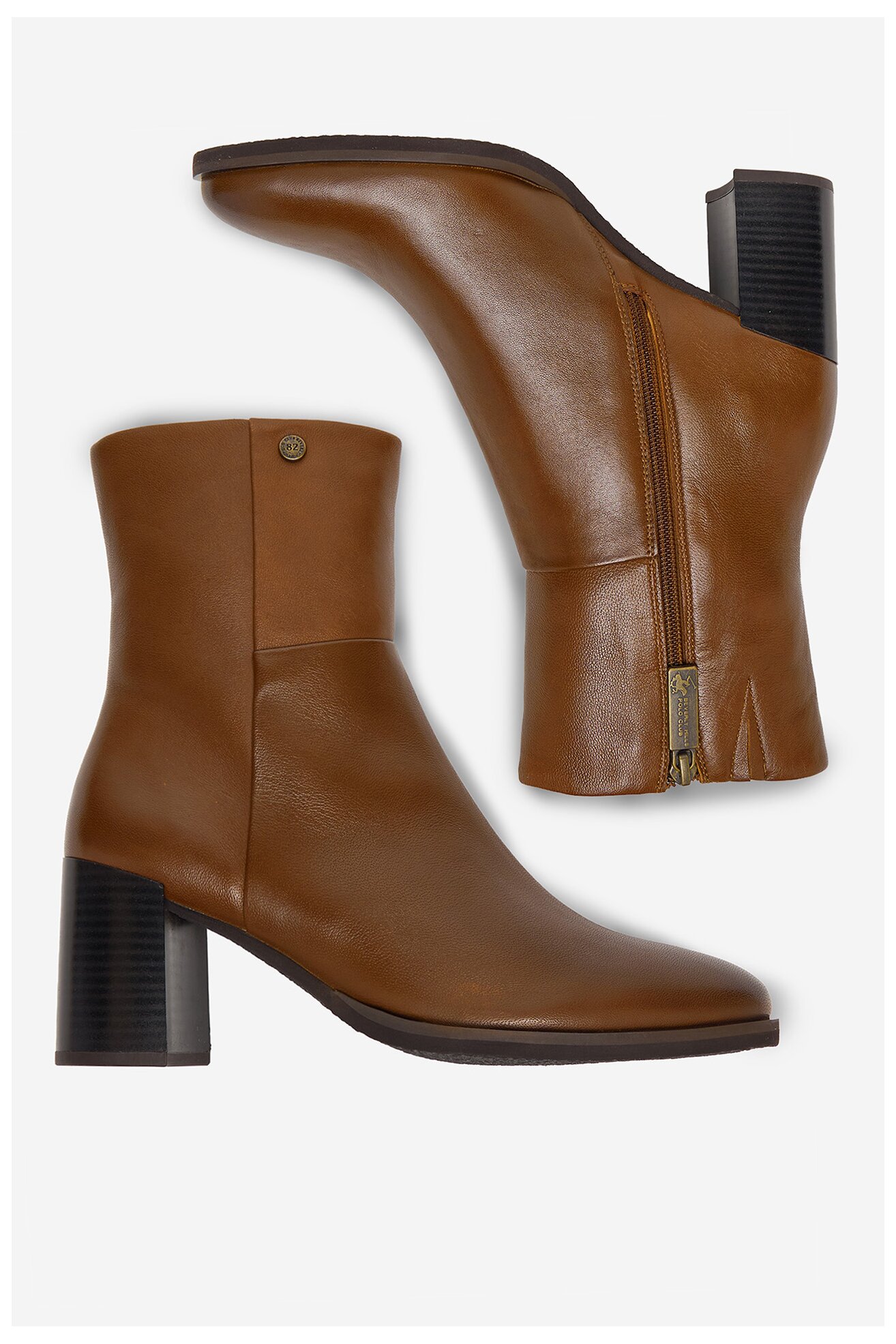 Botki Beverly Hills Polo Club CEO-WI40-MABEL-01 Brązowy