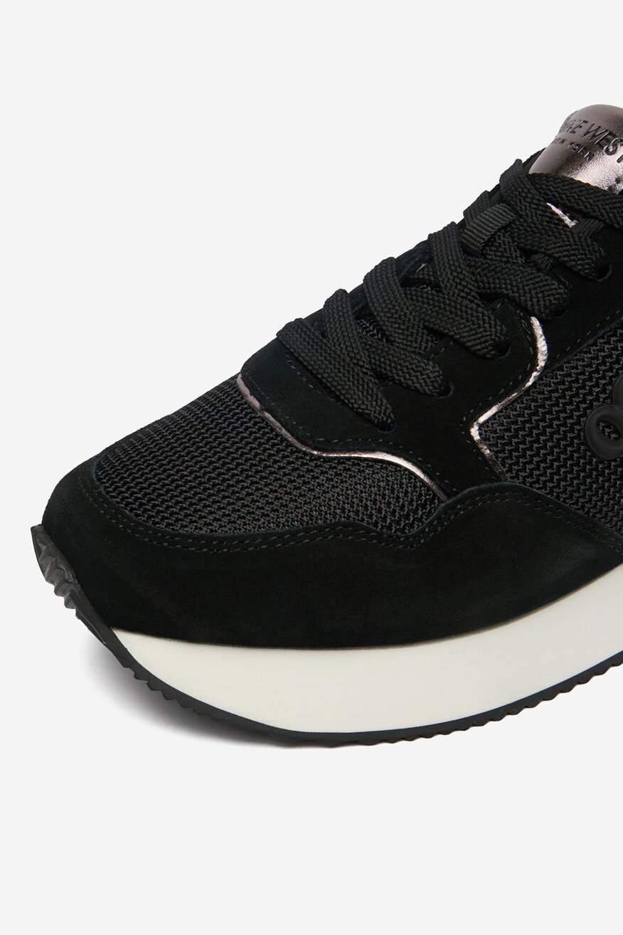 
                NINE WEST - Sneakersy skórzane - 5906751871232