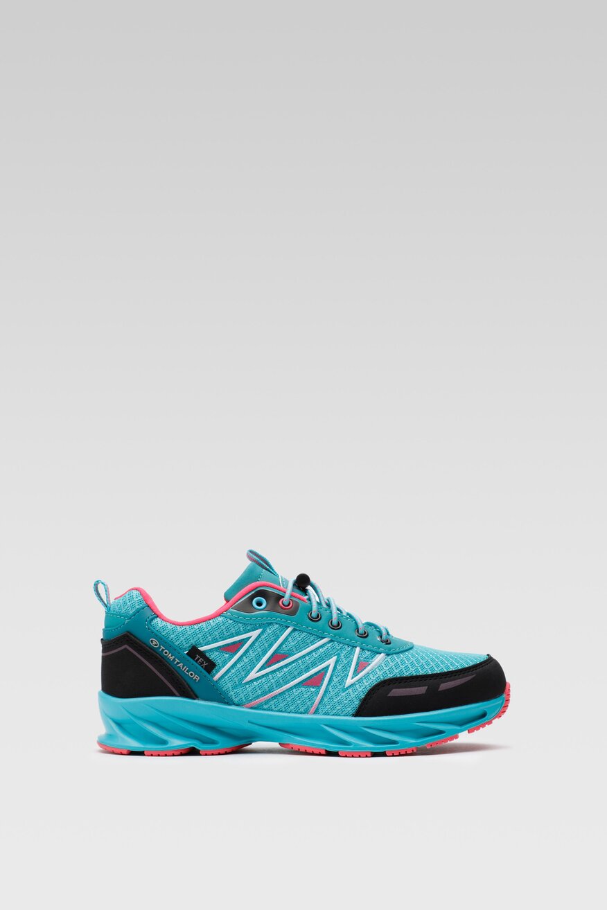 
                Tom Tailor - Półbuty turkusowe sznurowane - 5904248544072