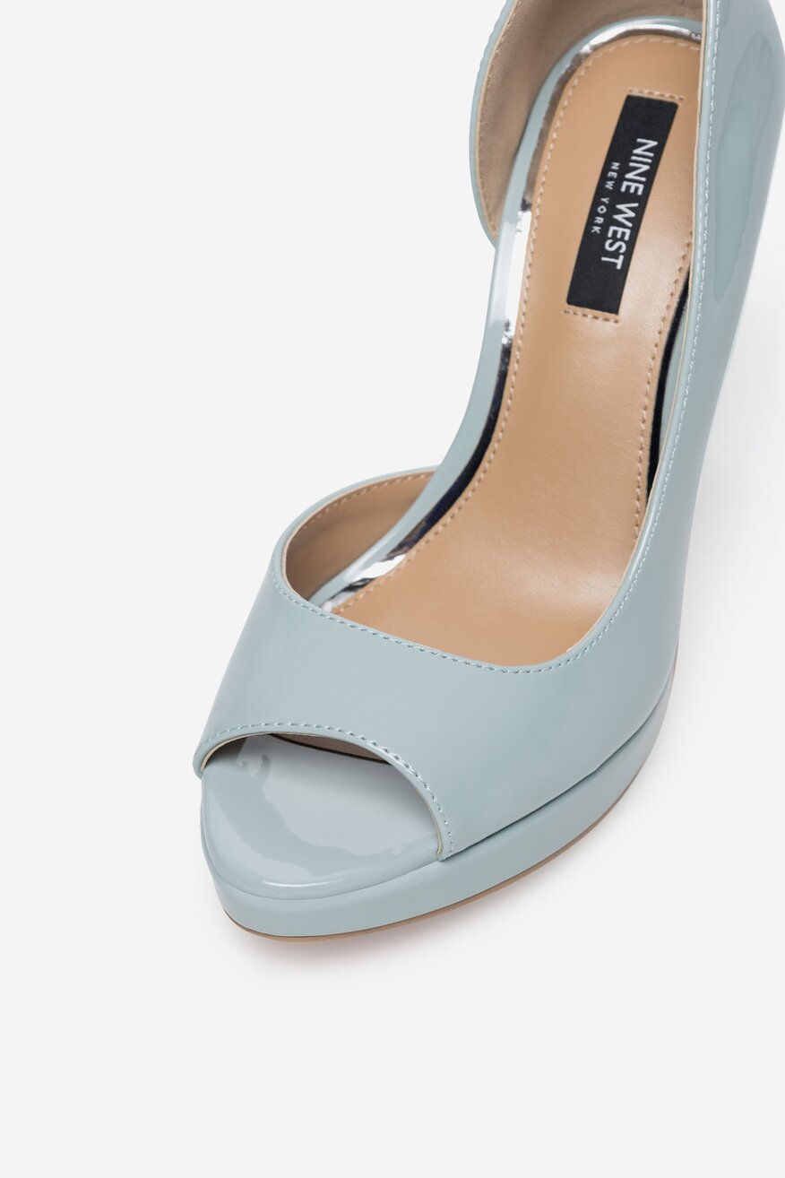 Pantofi cu toc NINE WEST ALBASTRU DESCHIS - 5905588605492