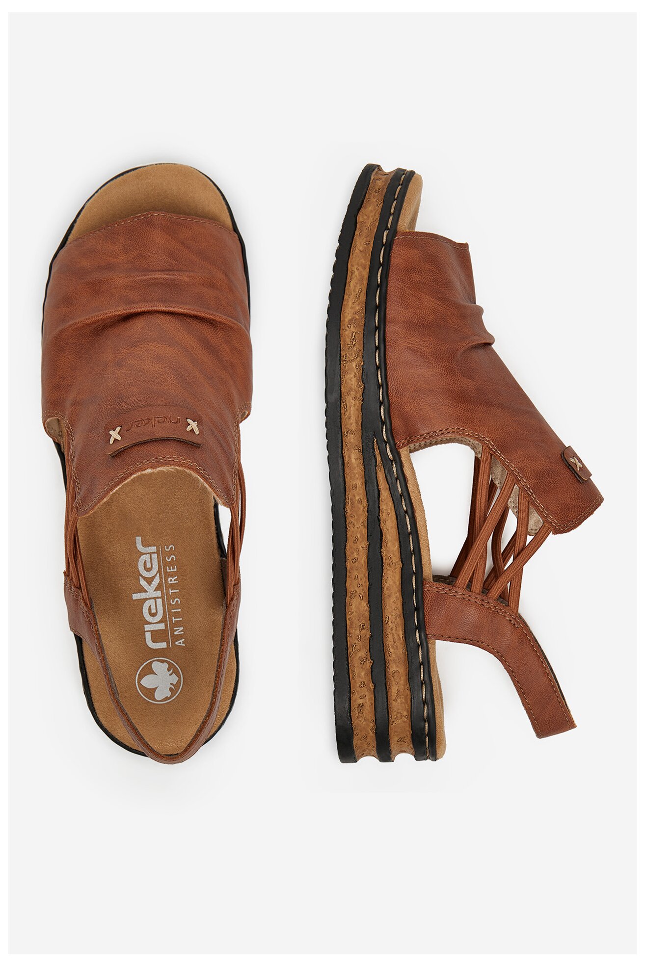 Szandál Rieker 62962-22 BARNA