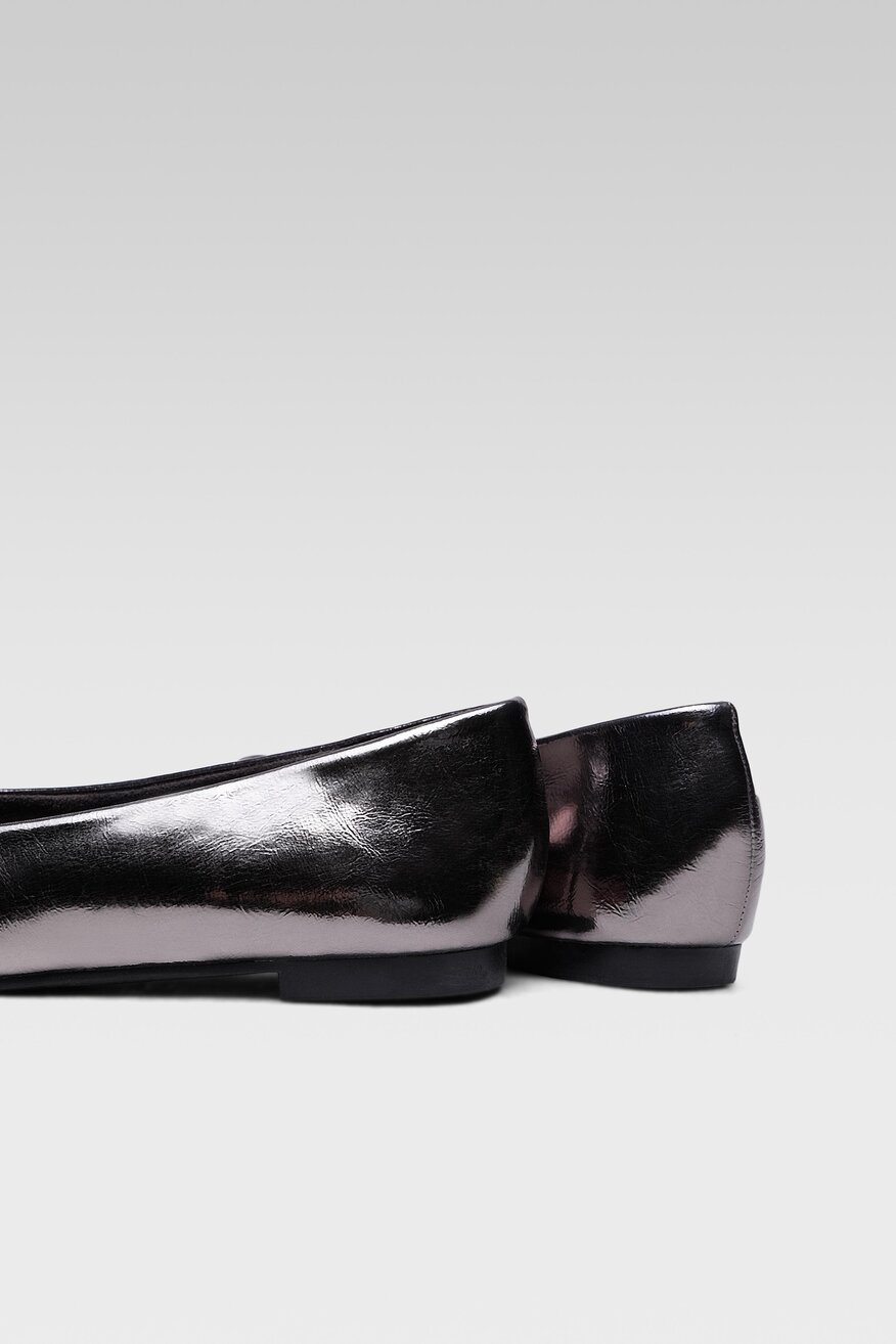 
                Jenny Fairy - Baleriny metaliczne srebrne - 5904248588717