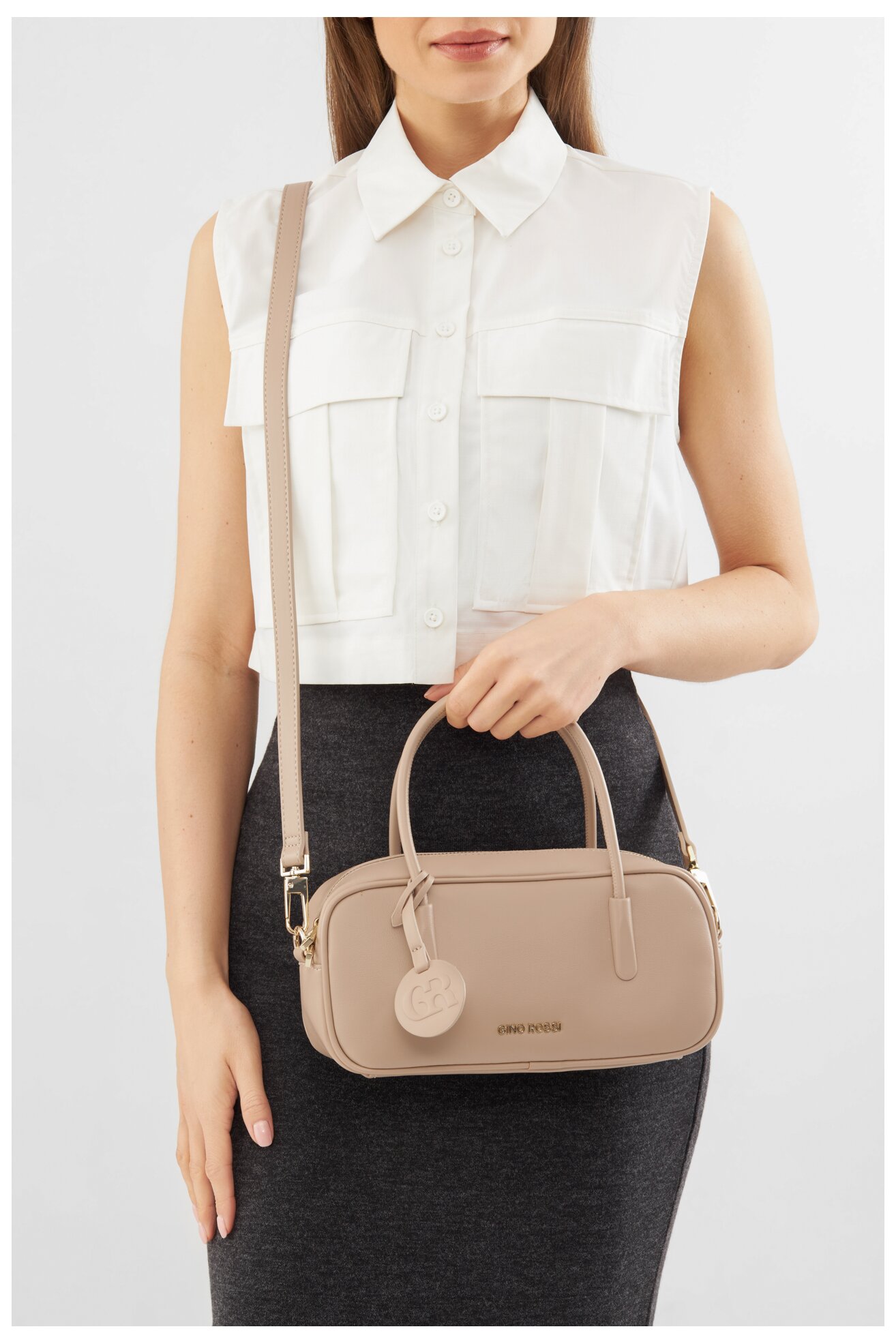 Torebka Gino Rossi OJ-82717 Beżowy