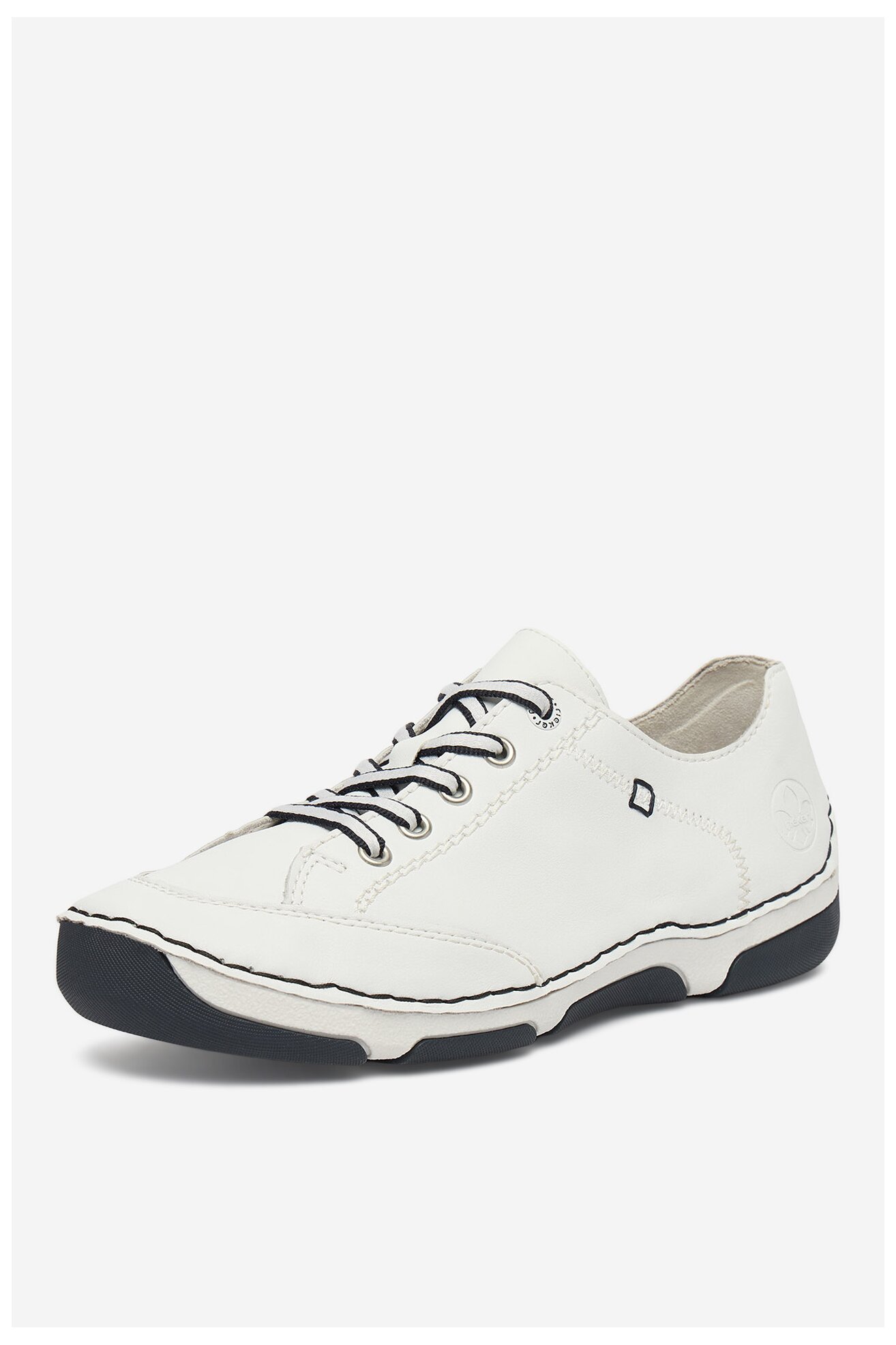 Półbuty Rieker CEO-55901-80 Biały