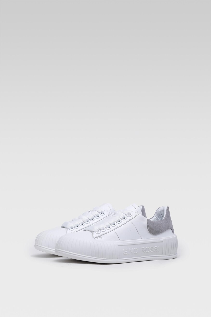 
                Gino Rossi Sport - Skórzane sneakersy pastelowe - 5904248717070