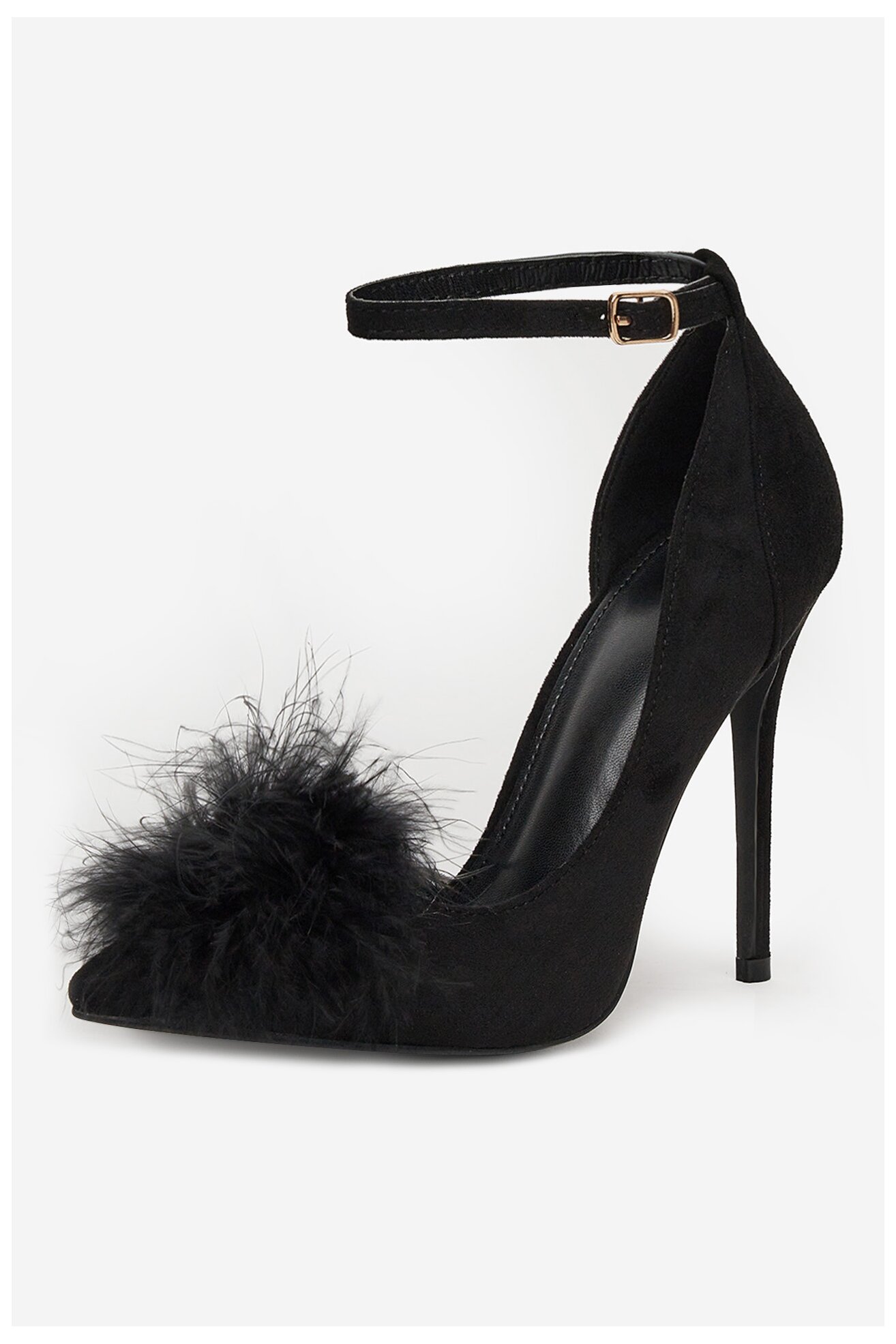 Pantofi cu toc DeeZee HT92831-126 NEGRU