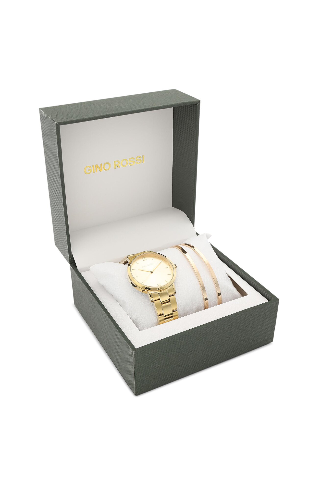 Zegarek Gino Rossi GR GIFT SET 01W GOLD Złoty