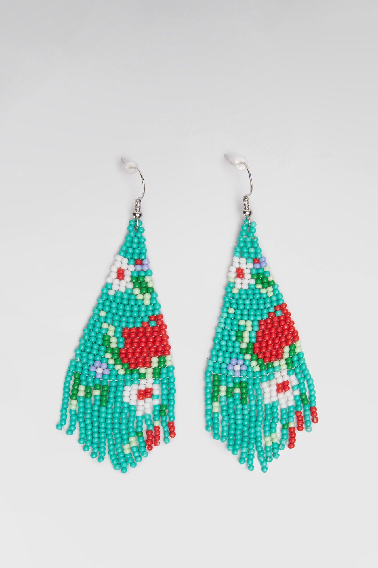 Kolczyki ACCCESSORIES 1W9-009-SS22 Zielony