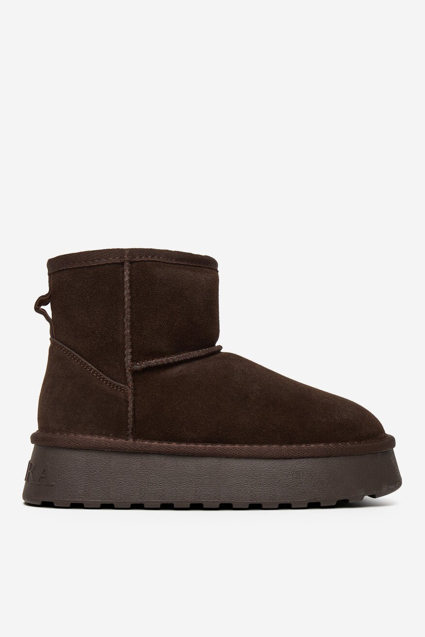 Badura - Śniegowce zamszowe ocieplane - 5906751381670