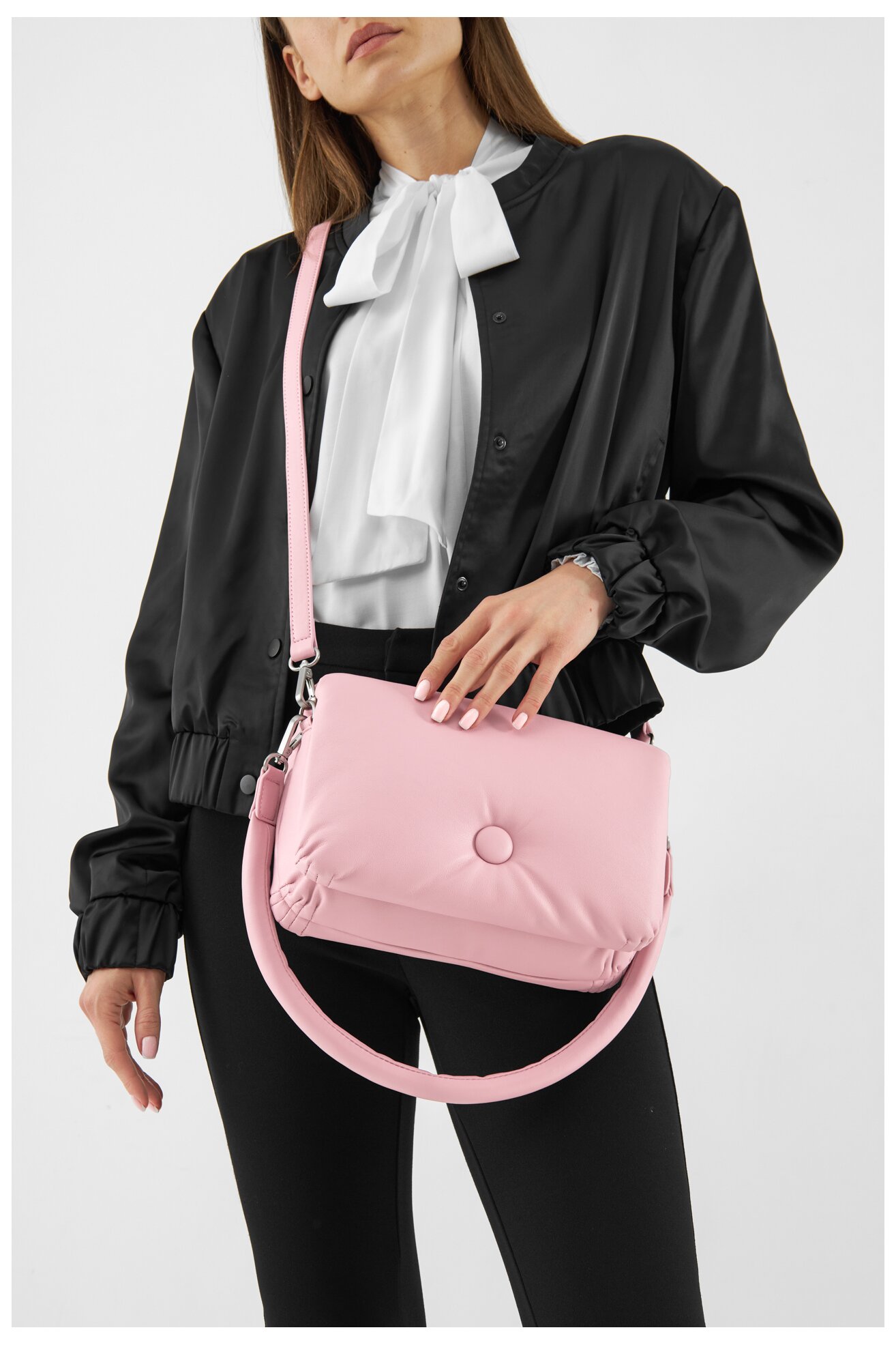 Torebka Gino Rossi MALAGA-CS8624 Różowy