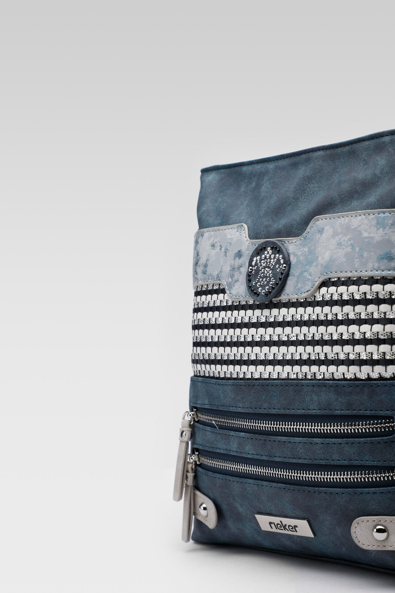 Torebka Rieker H1346-16 Niebieski