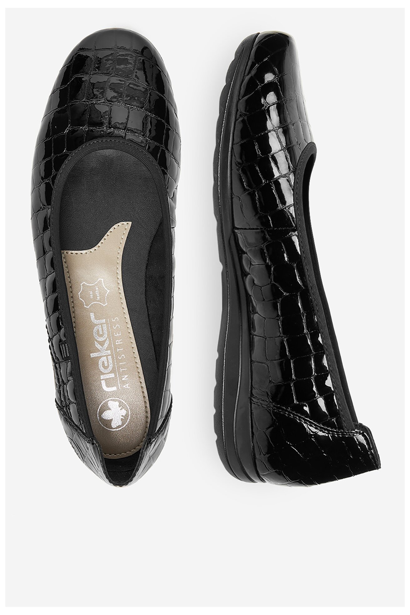 Балетки Rieker L9350-01 ЧОРНИЙ