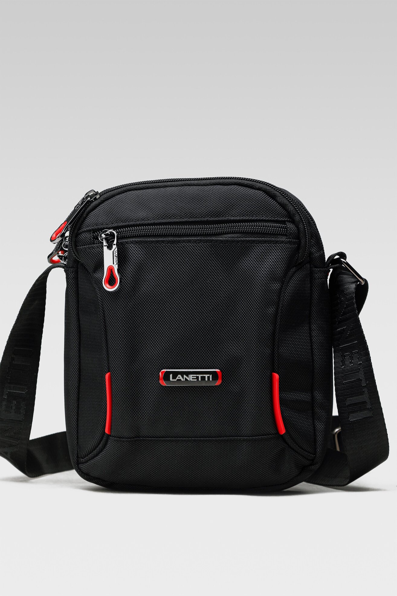 Torba męska Lanetti BMR-S-104-10-07 Czarny