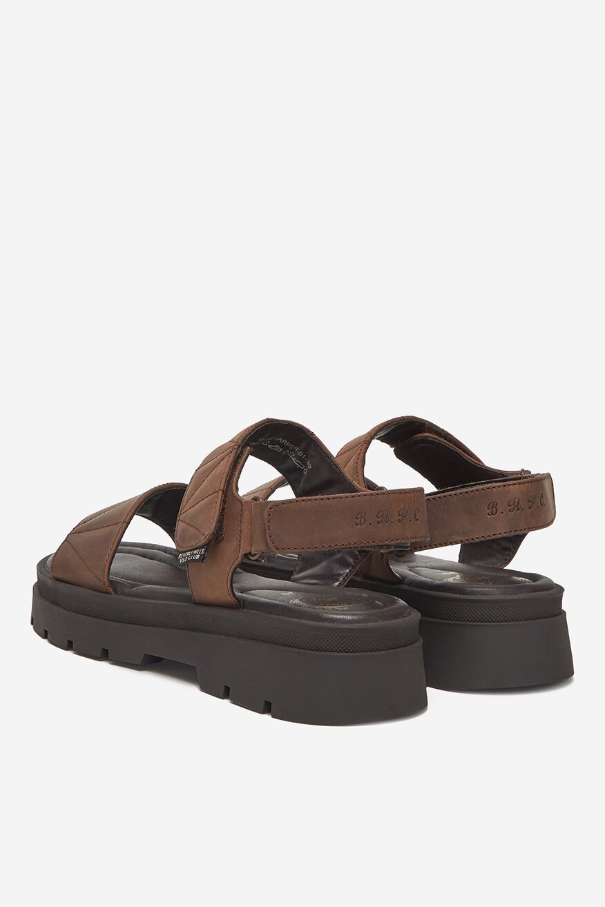 Beverly Hills Polo Club - Sandały skórzane - 5906751106563