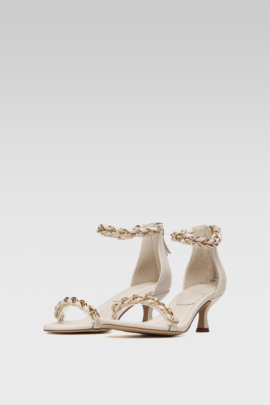 Jenny Fairy - Sandały z aplikacją beżowe - 5904248840556