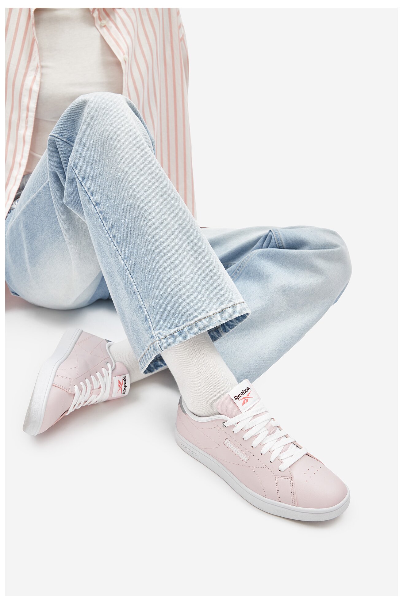 Sportovní obuv Reebok CEO-COURT CLEAN 100229910 RŮŽOVÁ