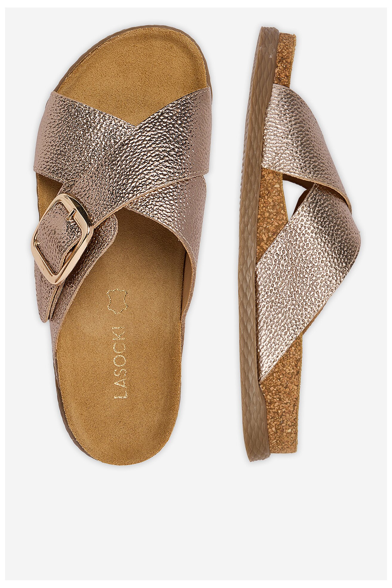 Шльопанець Lasocki CEO-RST-BIERGE-19 ЗОЛОТИЙ