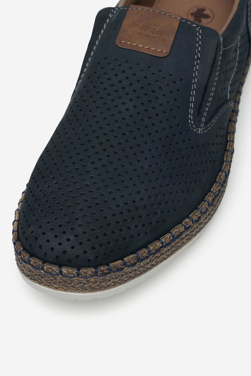 Rieker - Espadryle skórzane - 2230056265674